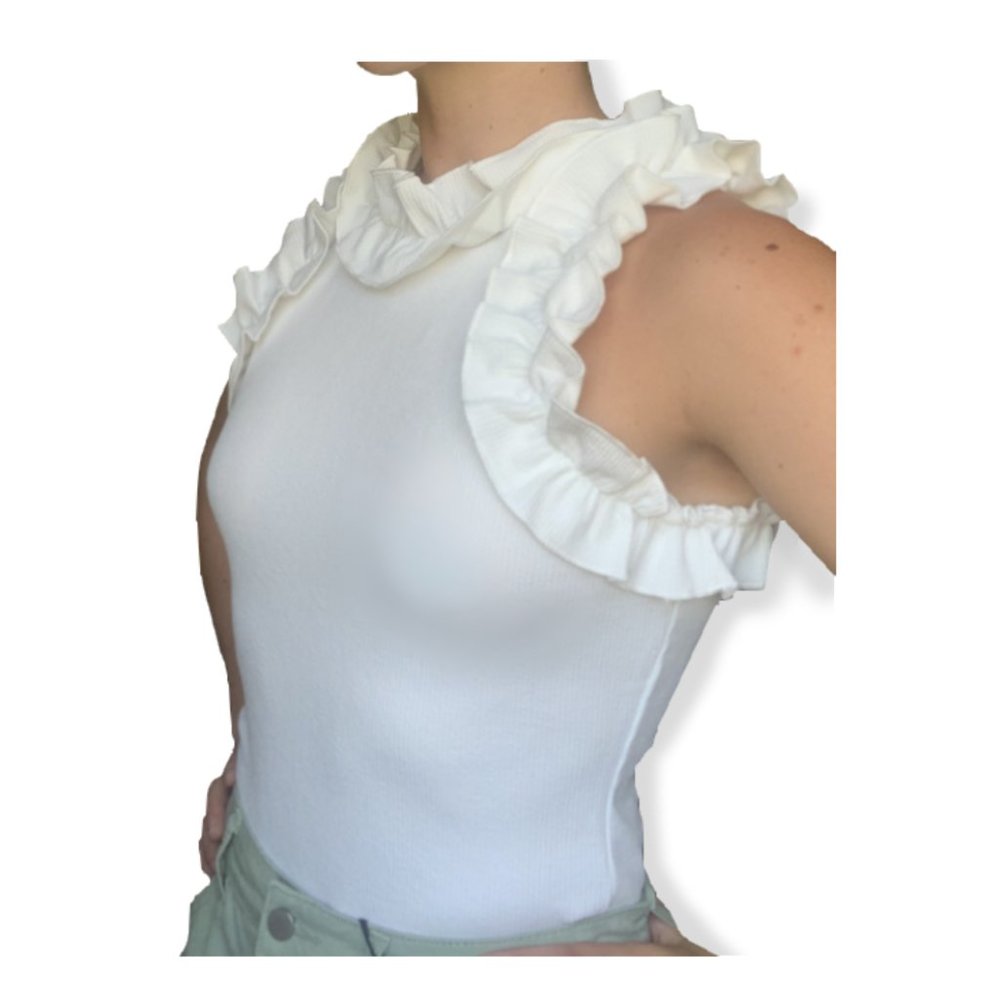 Bodysuit with Ruffle Details